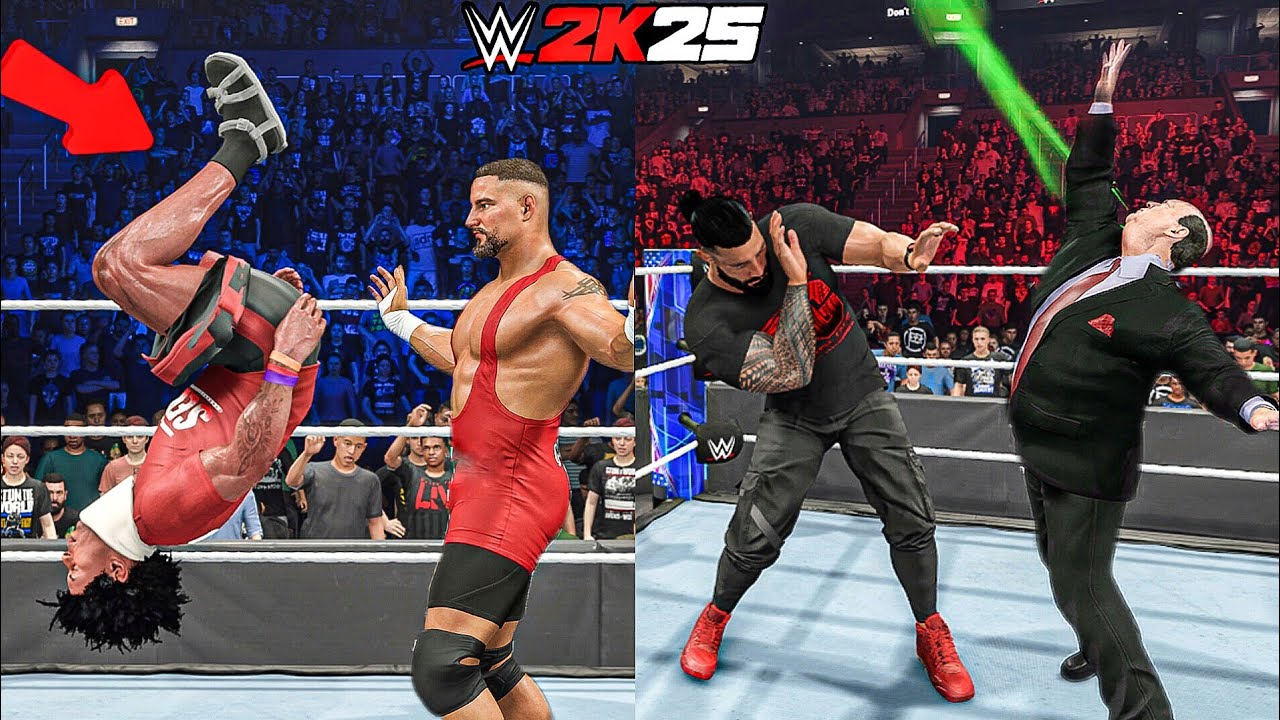 20 Fun Ways To Freeze Your Opponent In WWE 2K25!