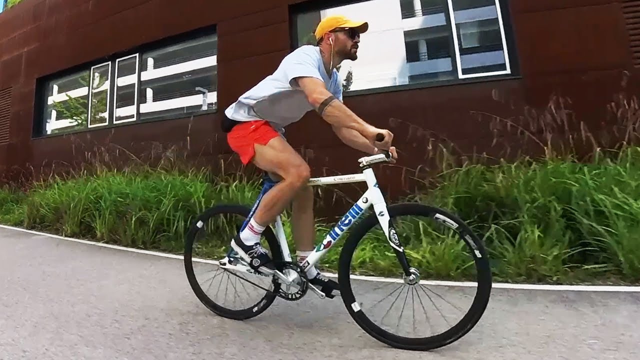 Cinelli Vigorelli Prima Fixed Gear Brakeless Ride Vienna