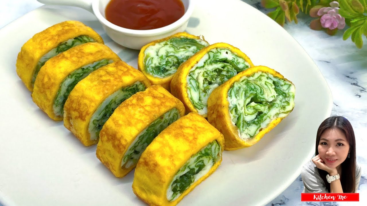 ไข่ม้วนผัก เมนูง่ายๆ Lettuce Egg Roll | Kitchen Me