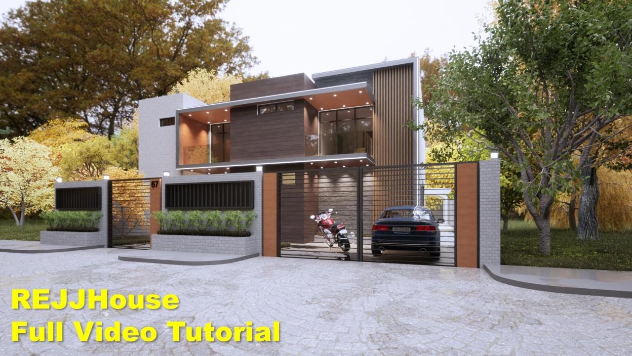 REJJHouse | Full Video Tutorial | Revit Architecture | Twinmotion