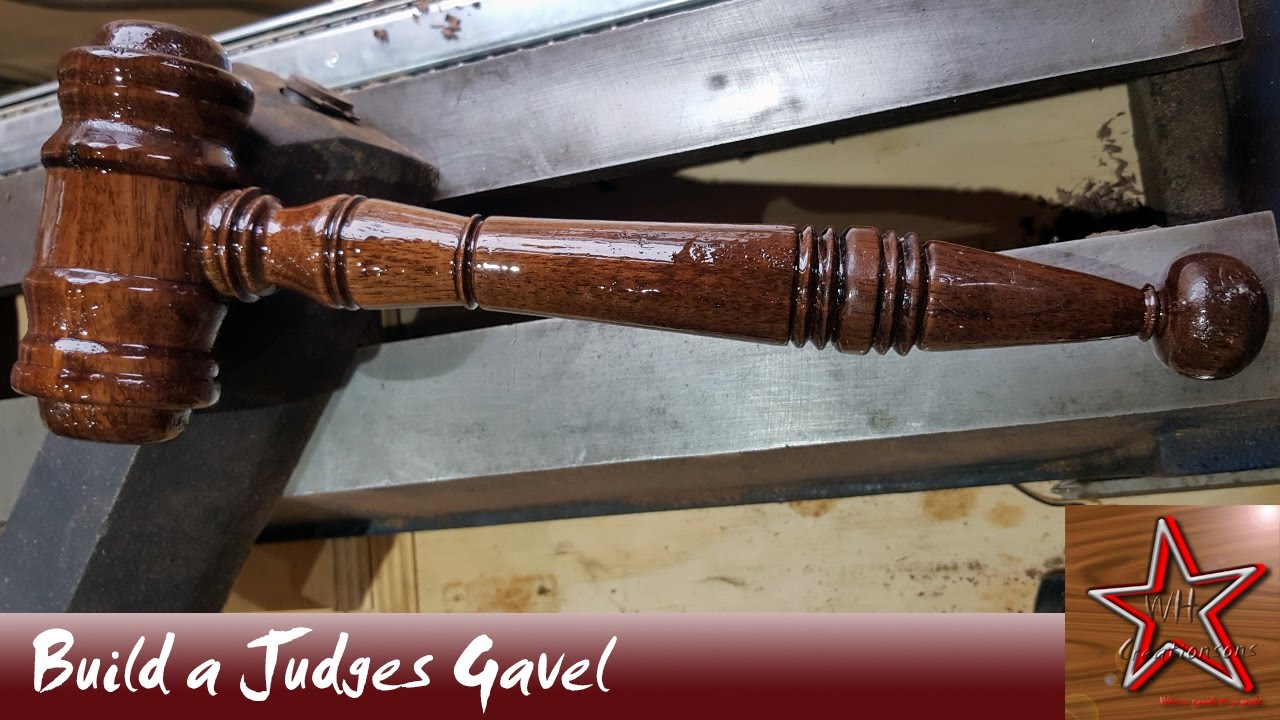 How To Turn A Gavel On A Wood Lathe | From Walnut