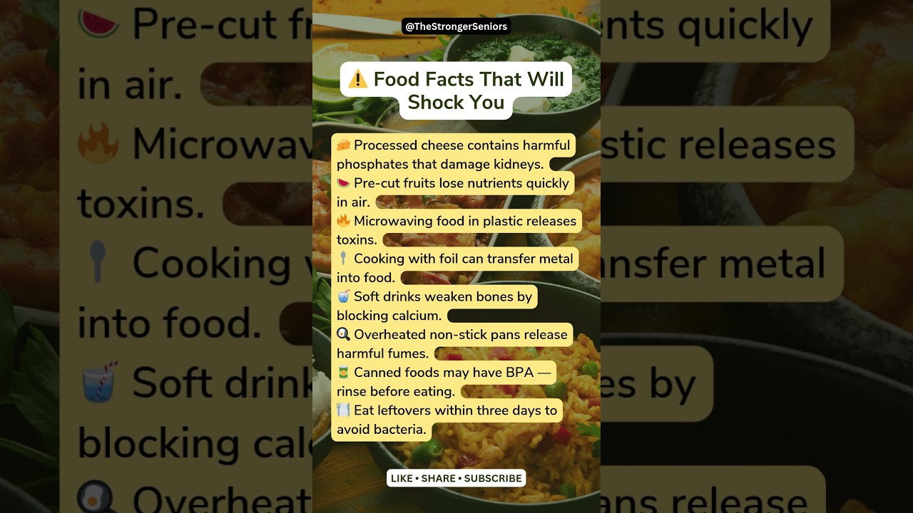 ⚠️ 8 Food Facts That Will SHOCK You! 😱