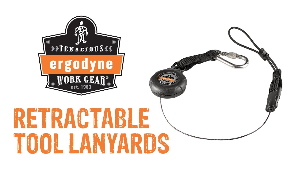 Ergodyne Squids Retractable Tool Lanyards