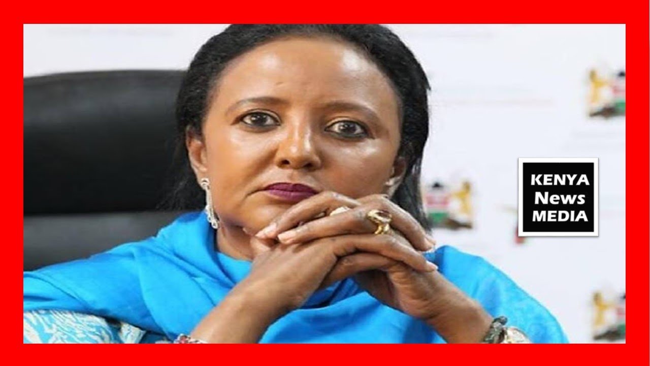 Amina Mohamed and Katana Ngala at Maktaba Kuu Building of Kenya National Library Service