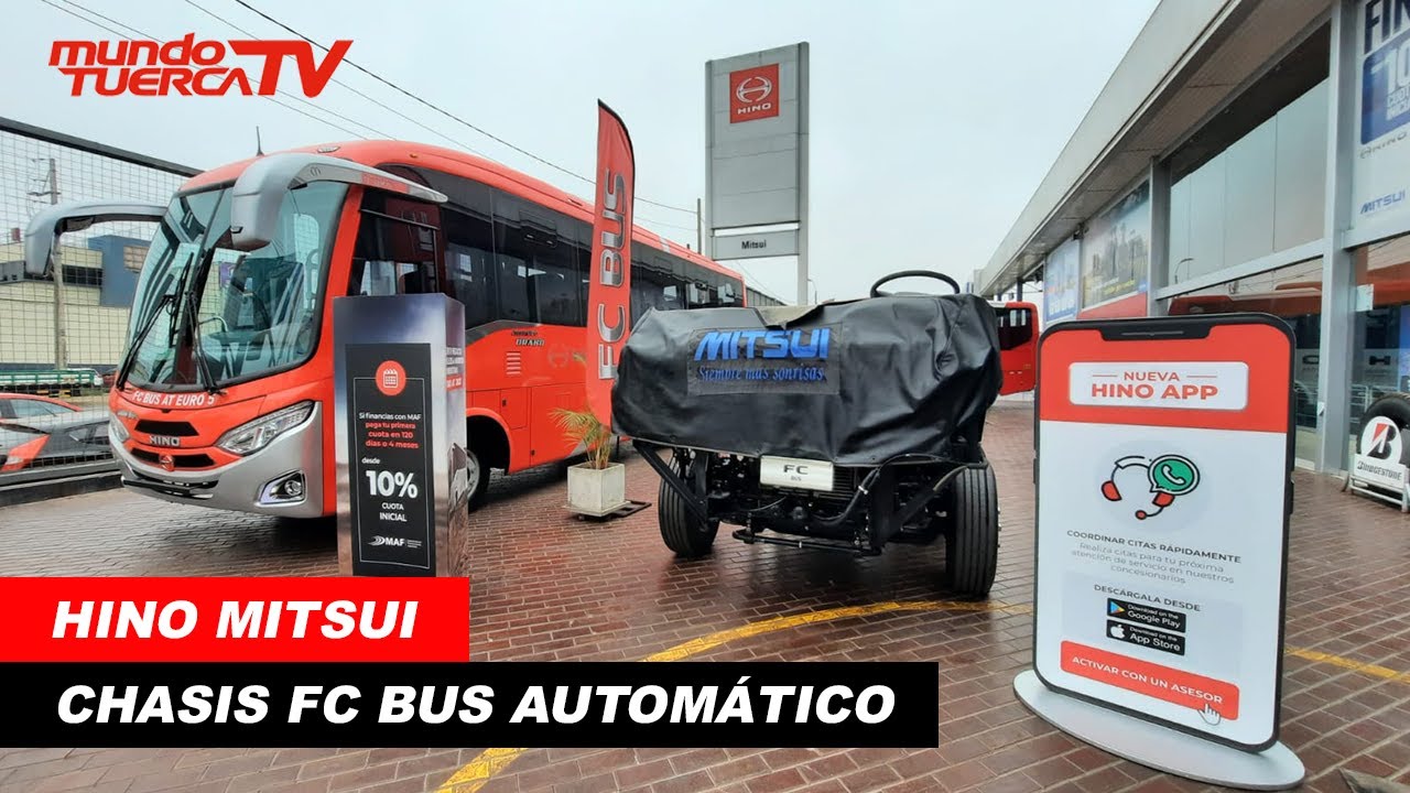 HINO FC Bus Automático - Mundo Tuerca TV