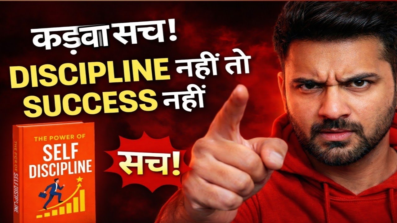 99% लोग असफल क्यों होते हैं? | The Power of Self Discipline (Hindi) | No Excuses Book Summary