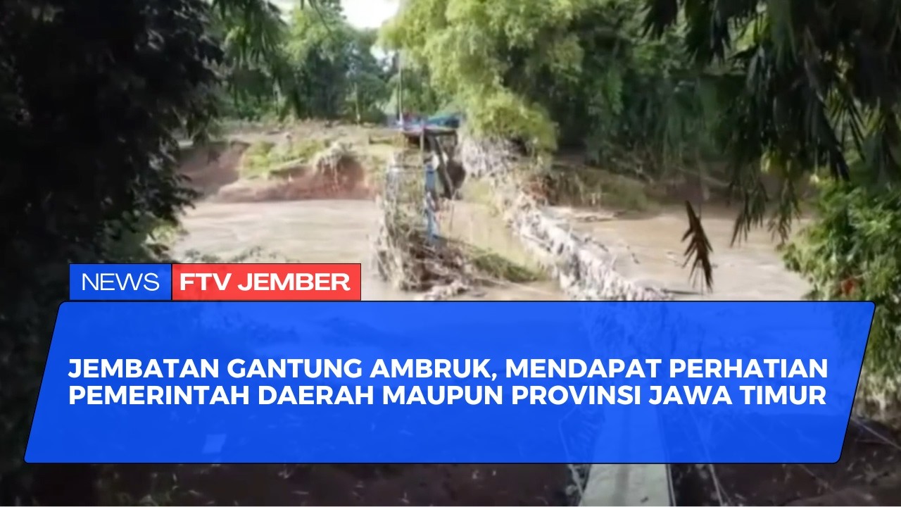 TERPUTUS DUA KALI, JEMBATAN DARUS TAK LAGI BISA DILALUI