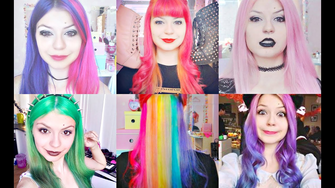 All The Hair Colors I Had