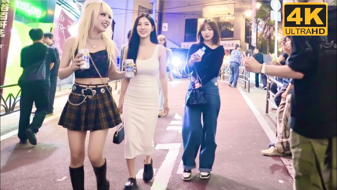 【4K】SHIBUYA Night walk through in Club District | Tokyo After Midnight 