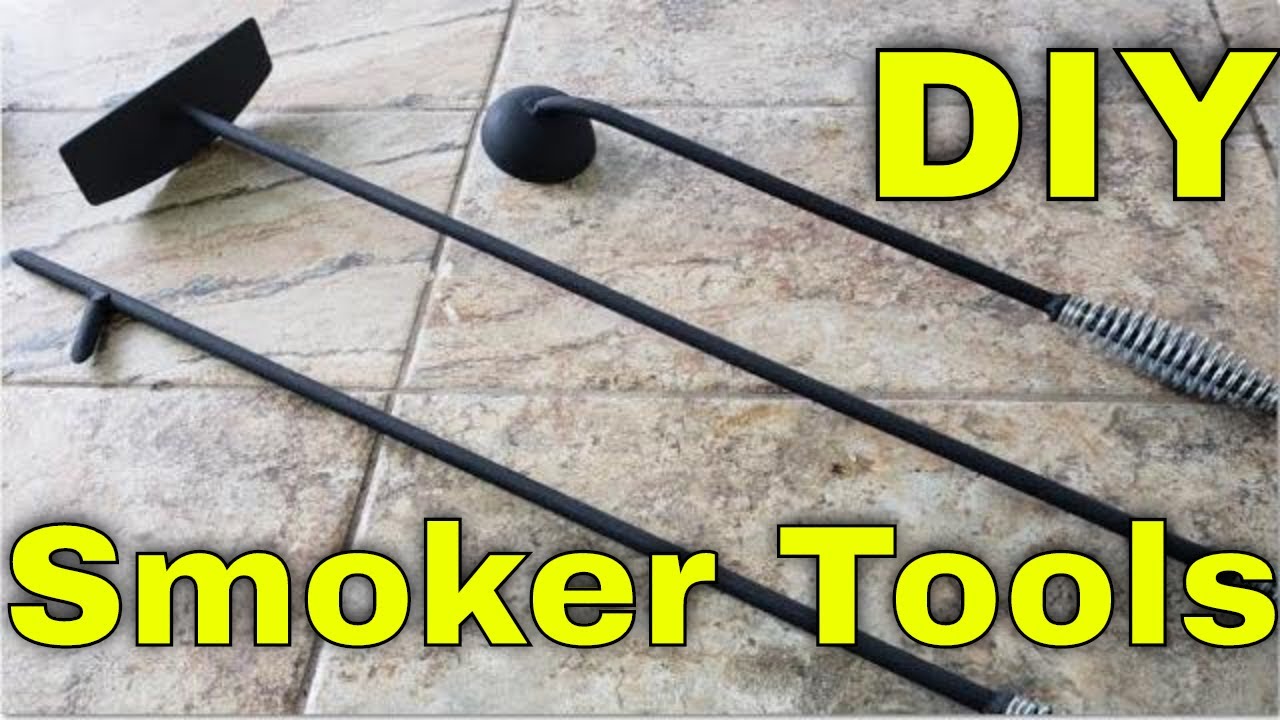 Homemade invention for fire management tools on grills and smoker ash rake grate cleaner
