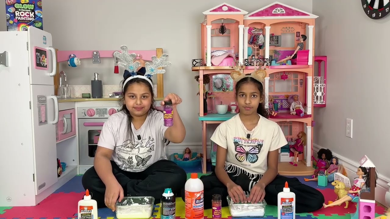 How to make slime at home easily…￼