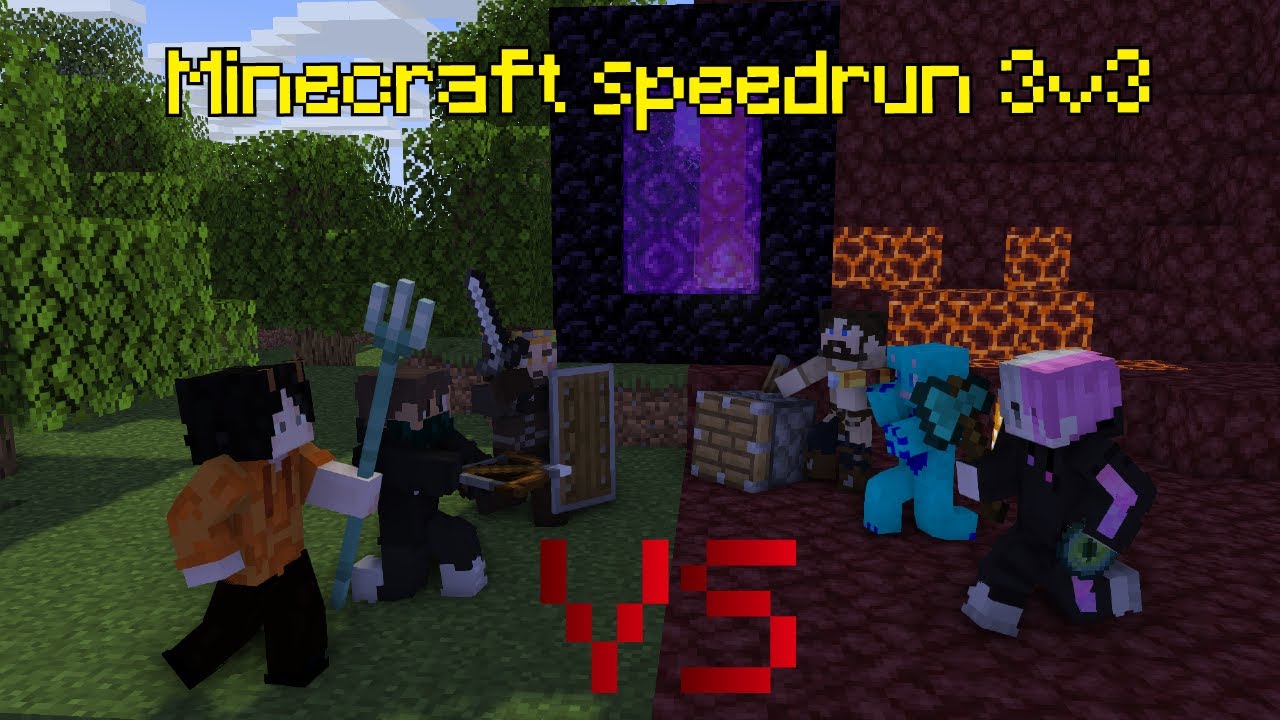 Minecraft 3vs3 Speedrun