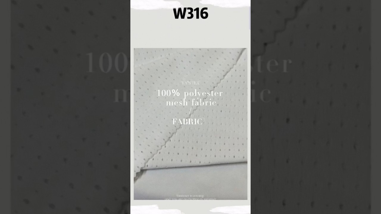 100％Polyester Mesh Fabric #fabric #fabricfabric #online #fashion #fabricmaterial #functional