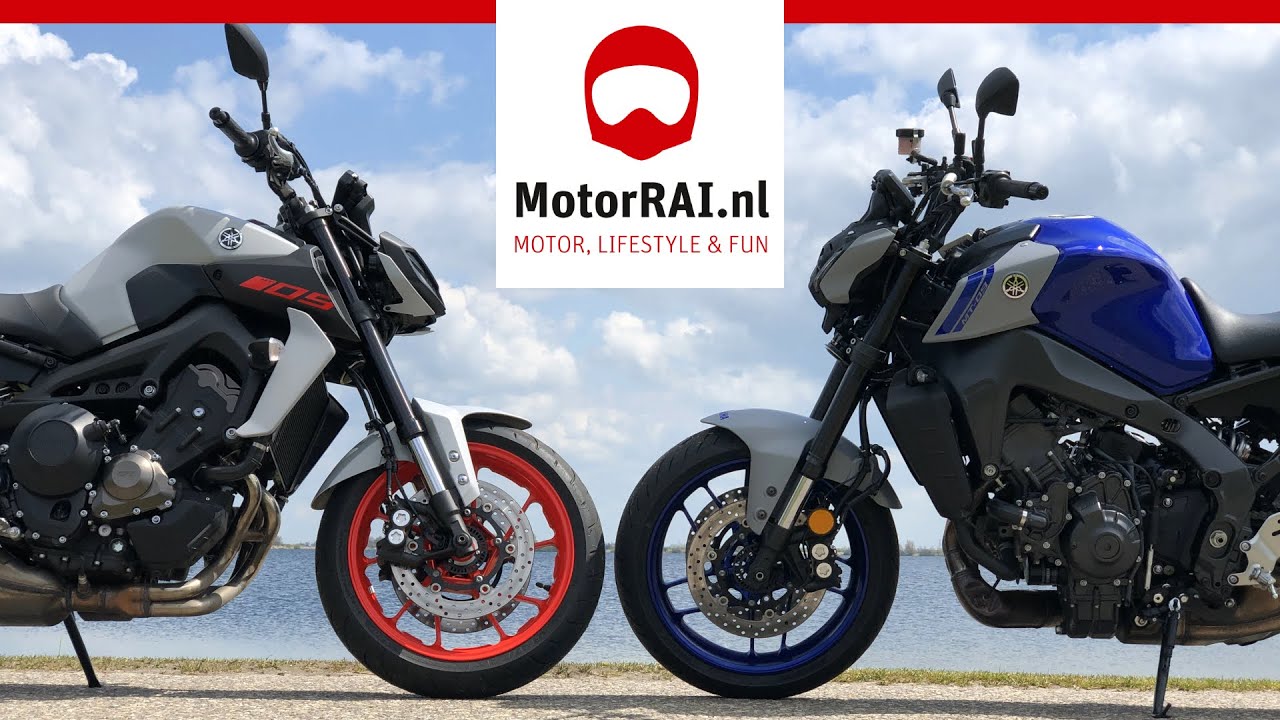 Yamaha MT-09 2021 vs MT-09 2019 - GROTE VERSCHILLEN? | REVIEW - MotorRAI TV