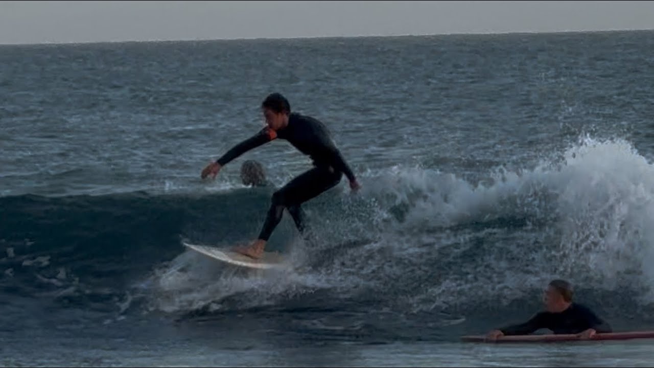 Surfing Beautiful Leo Carrillo at Sunset!! (Raw POV)