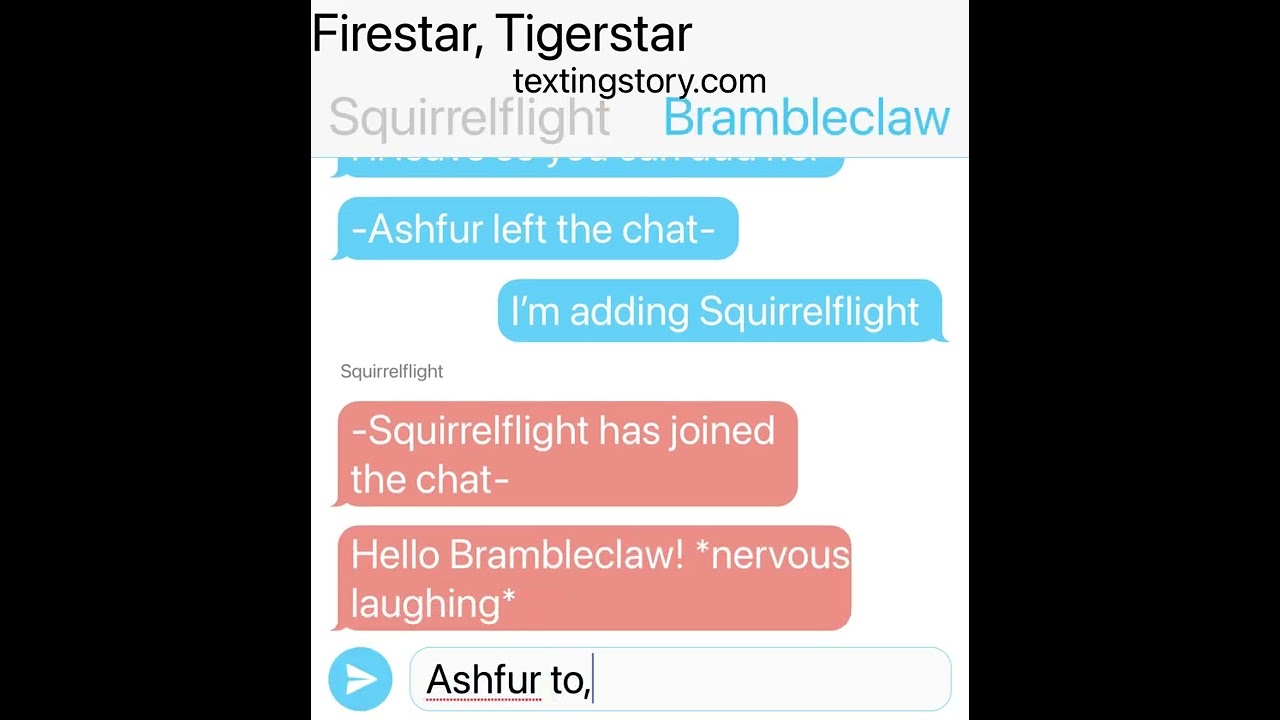 If warrior cats texted… | Ashfur, Squirrelflight and Brambleclaw