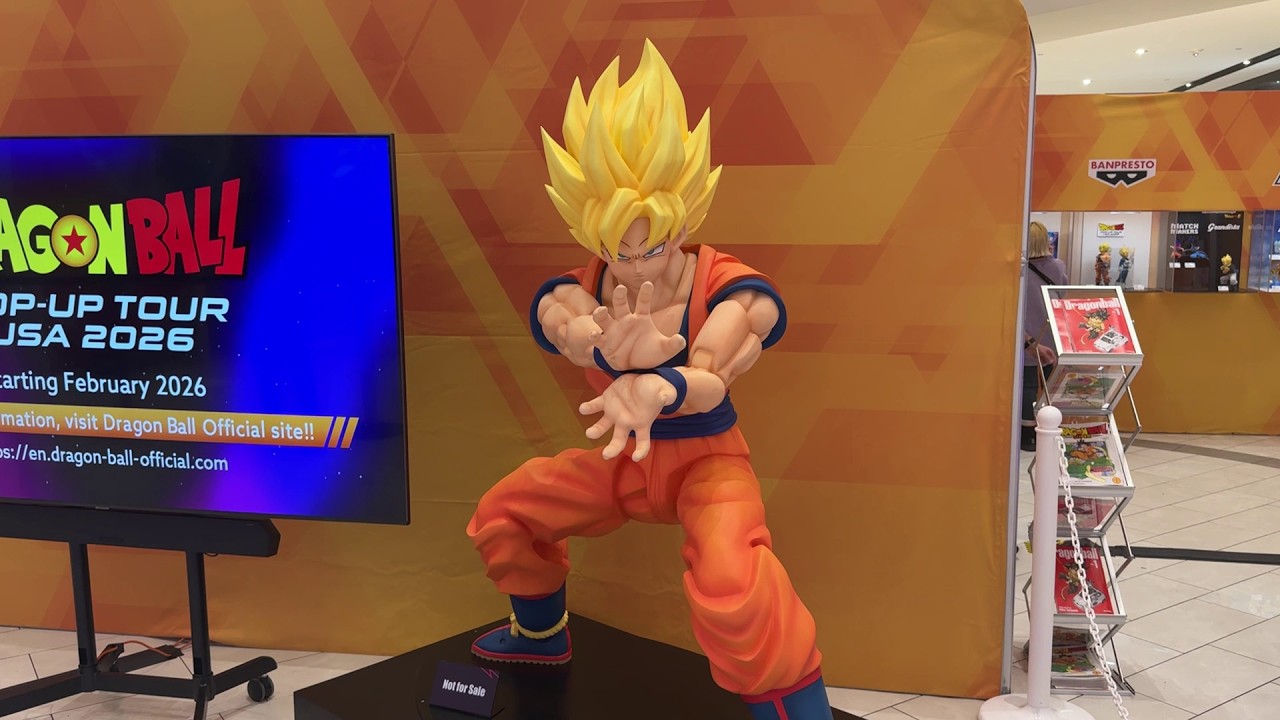 Dragon Ball Pop-Up Tour 2026 at American Dream in New Jersey