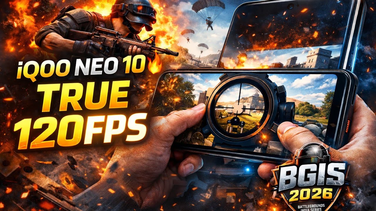 120FPS CHANGES EVERYTHING 🔥 | BGIS 2026 iQOO NEO 10 