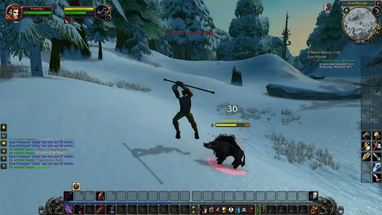 World of Warcraft Classic / Quest : Eberrippchen in Biersauce