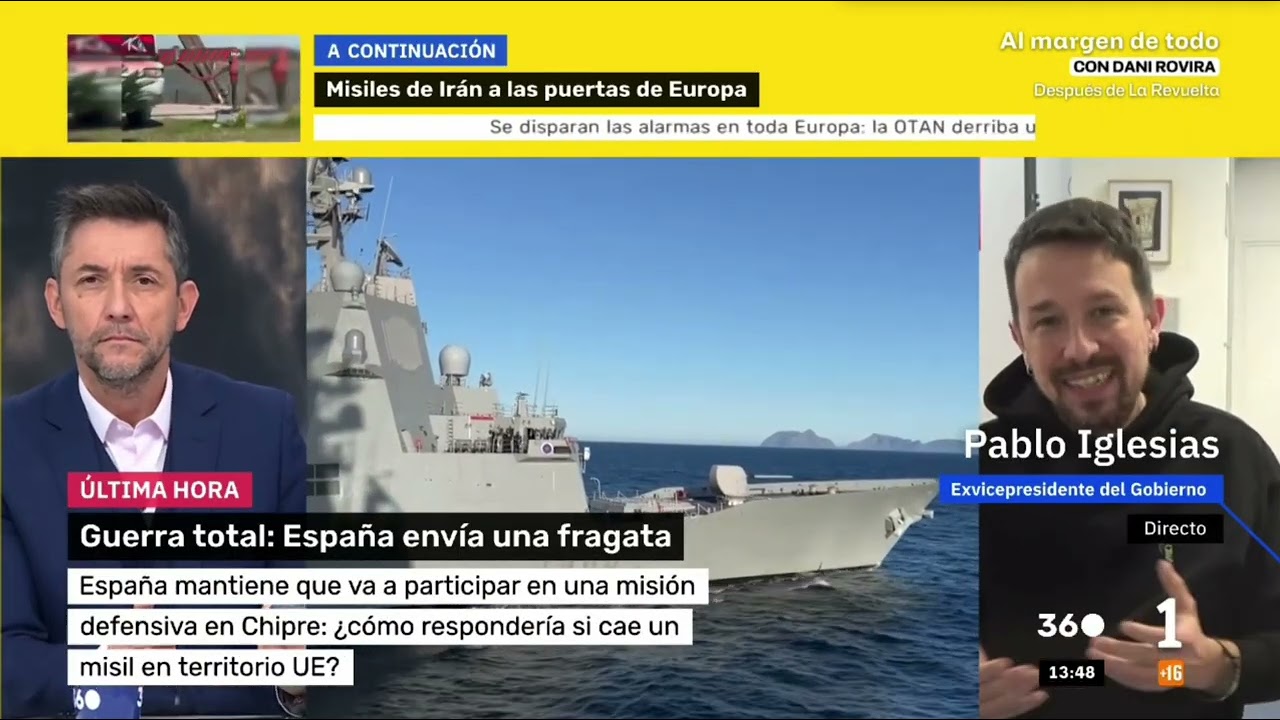 ¿No a la Guerra pero el gobierno manda fragatas a Chipre?