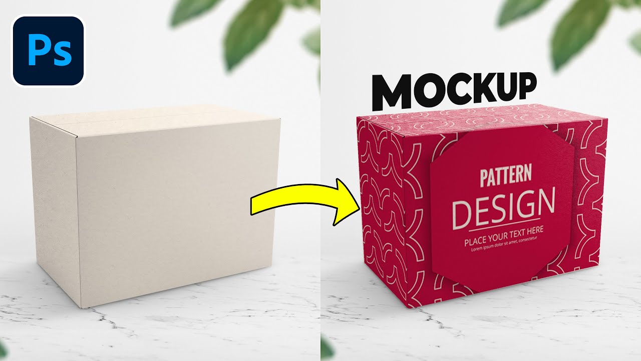 Create Box Mockup Photoshop Tutorial