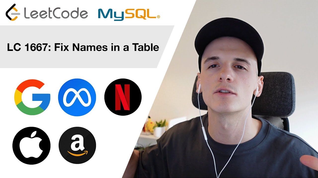 LeetCode 1667: Fix Names in a Table [SQL]