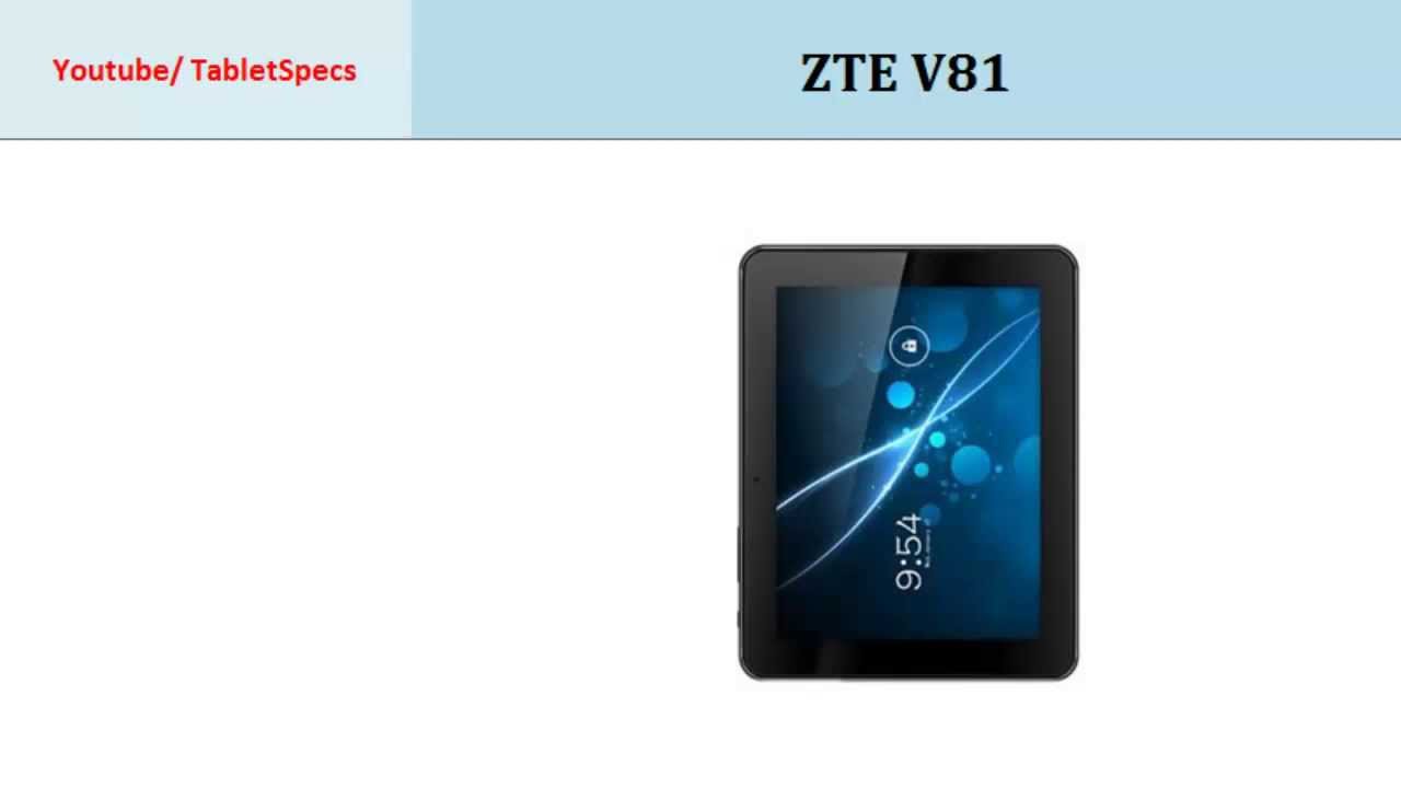 ZTE V81, Specs, First Look