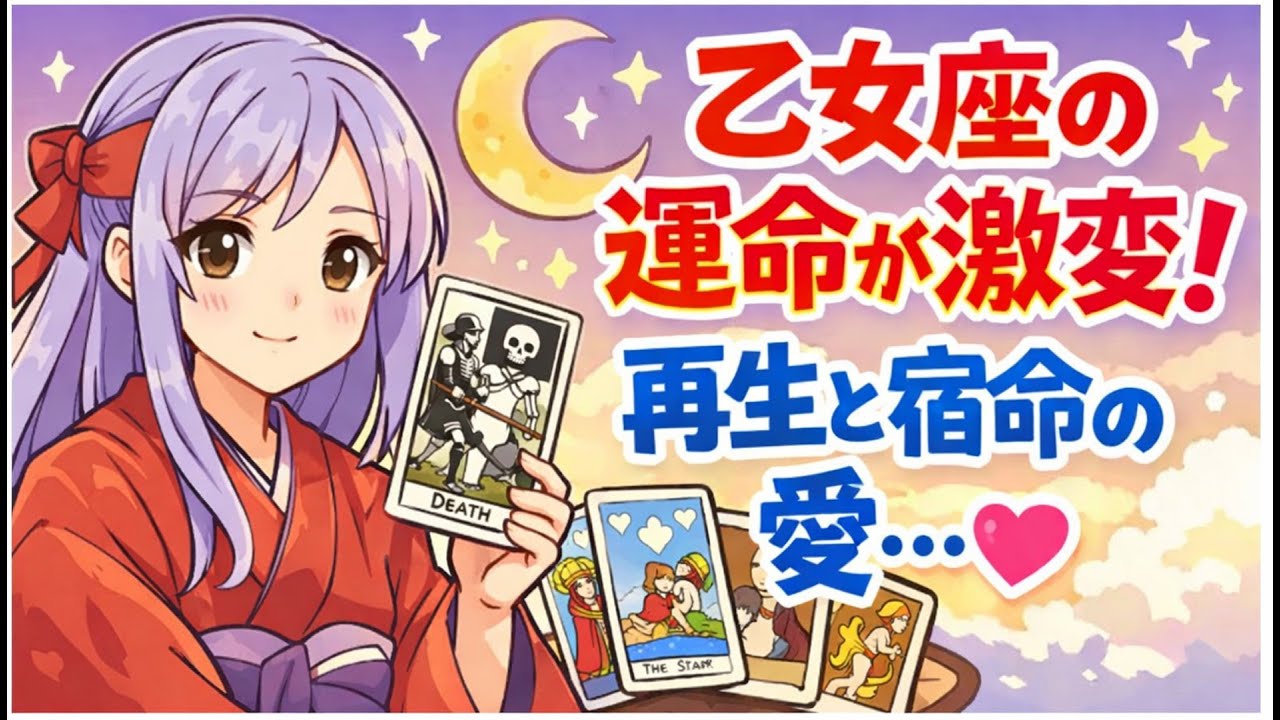 💀➡️🌸 乙女座の大変容が始まる｜終わりの先に待つのは本物の愛と新しい未来 💖✨ #乙女座