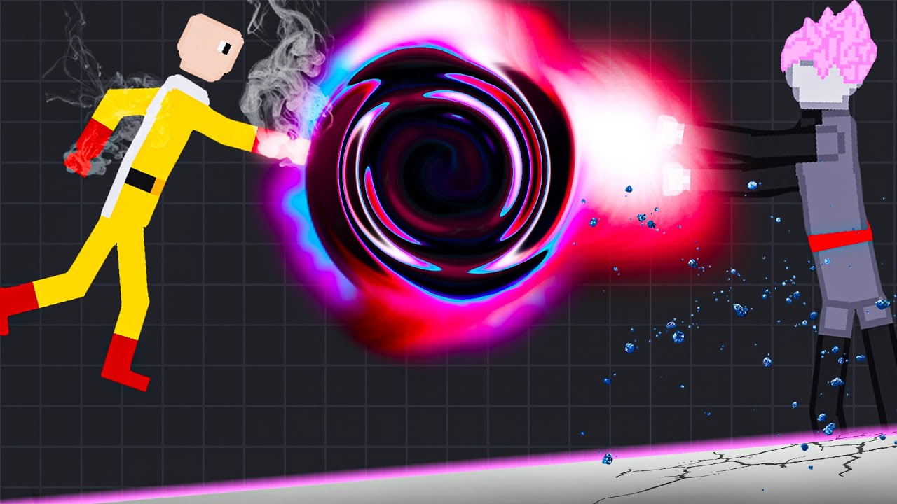 Saitama made a Black Hole with One Punch in People Playground