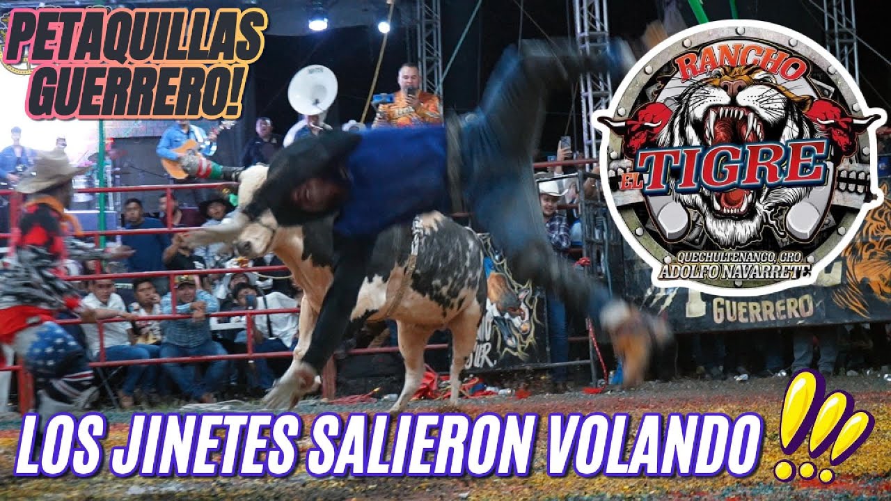 IMPACTANTE JARIPEO EN EL CIERRE DE FERIA DE PETAQUILLAS, GRO. | RANCHO EL TIGRE LA GARRA LETAL.