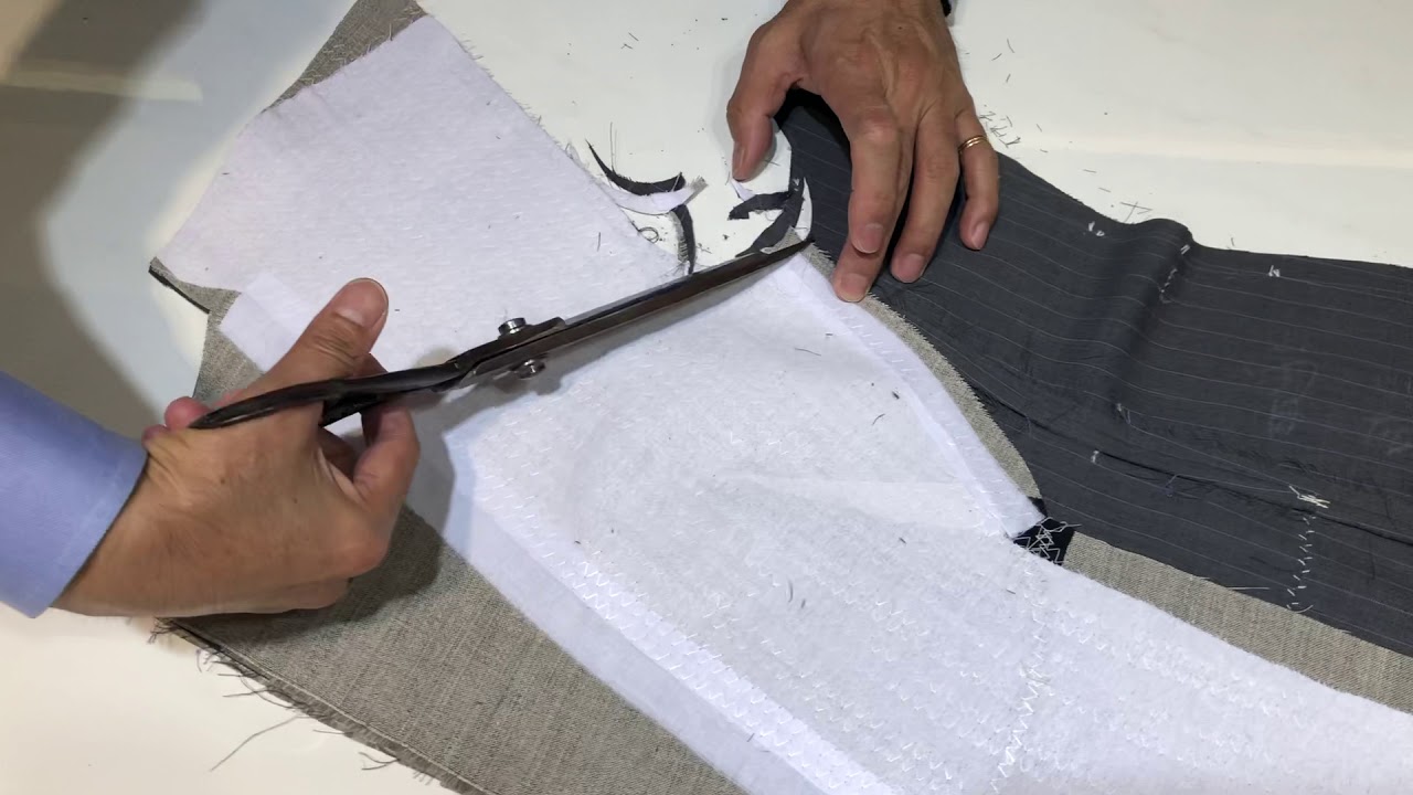 手工西服開始製作前身片