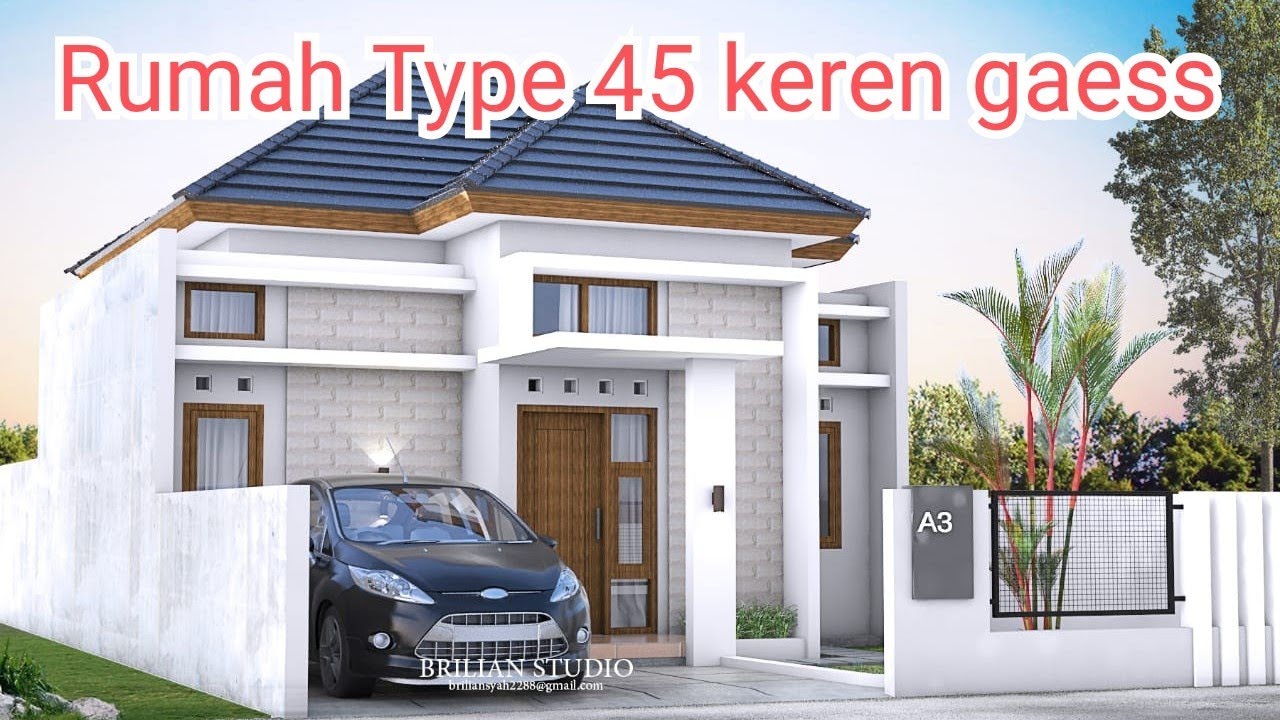 Rumah minimalis  Type 45 luas tanah 103 meter