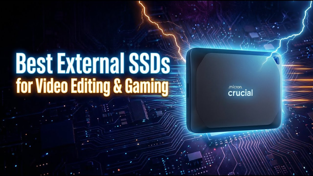 Best External SSDs for Gaming & Video Editing