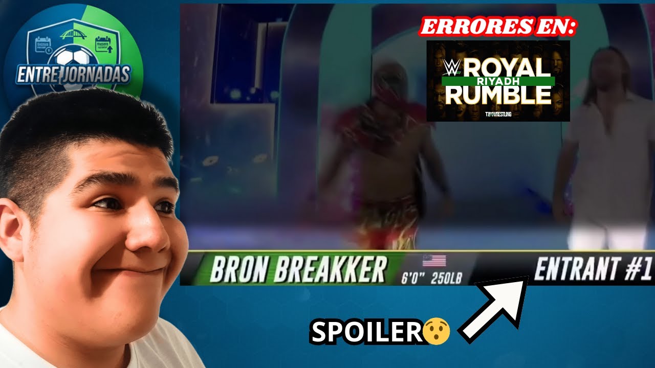 Errores de WWE en el ROYAL RUMBLE 🏆😯