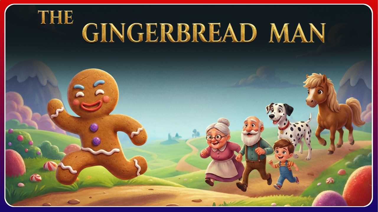 The Gingerbread Man | Animated Bedtime Fairy Tale in English