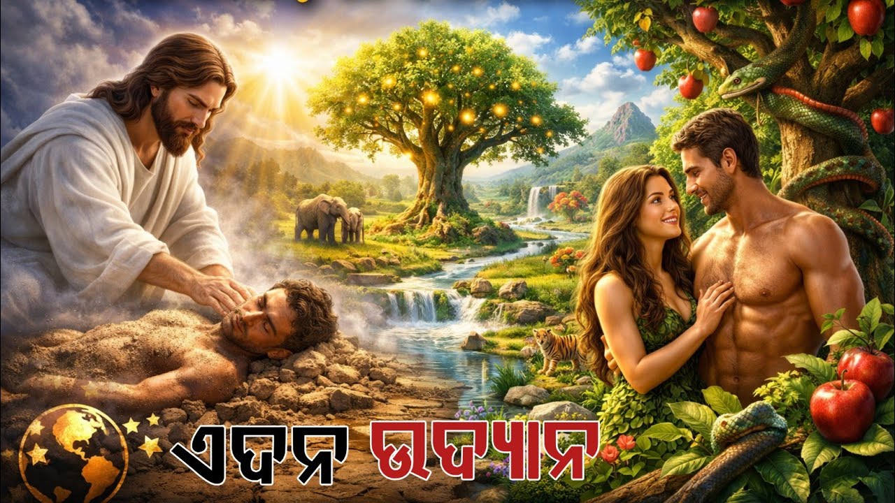 ଏଦନ ଉଦ୍ୟାନ ମନୁଷ୍ୟ ସୃଷ୍ଟିର ଆରମ୍ଭ ✨📖 || The Garden of Eden || The Beginning of Human Creation ||