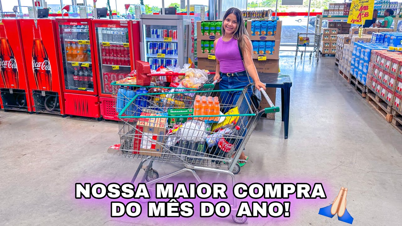 NOSSA MAIOR COMPRA DO ANOOO 🙏😱| Nadja Meyre