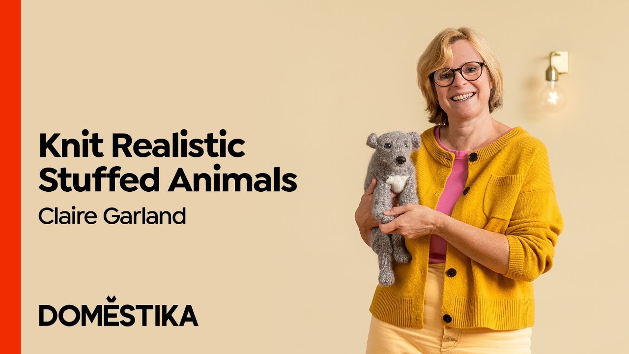 Knitting Realistic Stuffed Animals: Make a Puppy from Yarn - Course by Claire Garland | Domestika