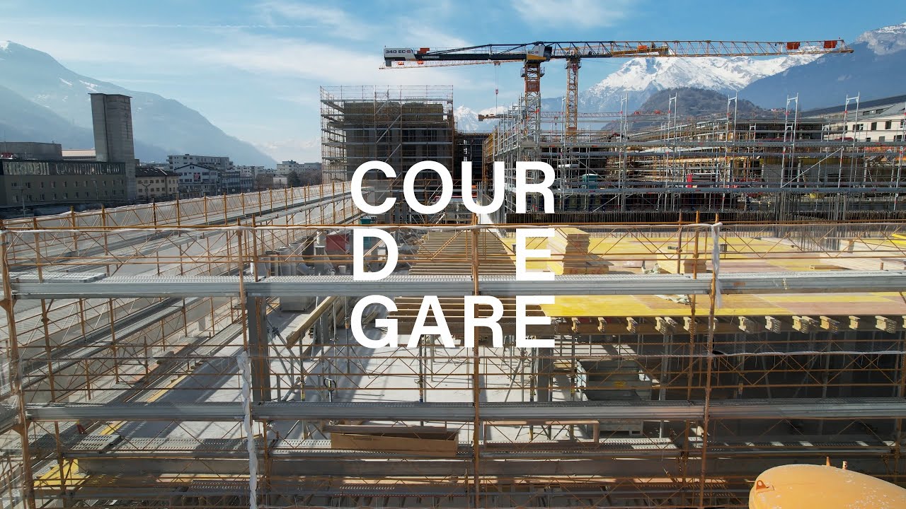 COMPTOIR IMMOBILIER - Cour de Gare &agrave; Sion (Suisse)
