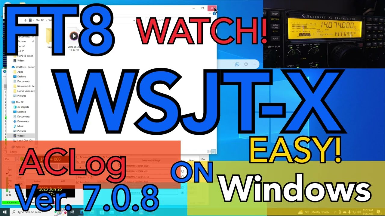 FT8 Logging Super Easy - WSJT-X ACLog Integration
