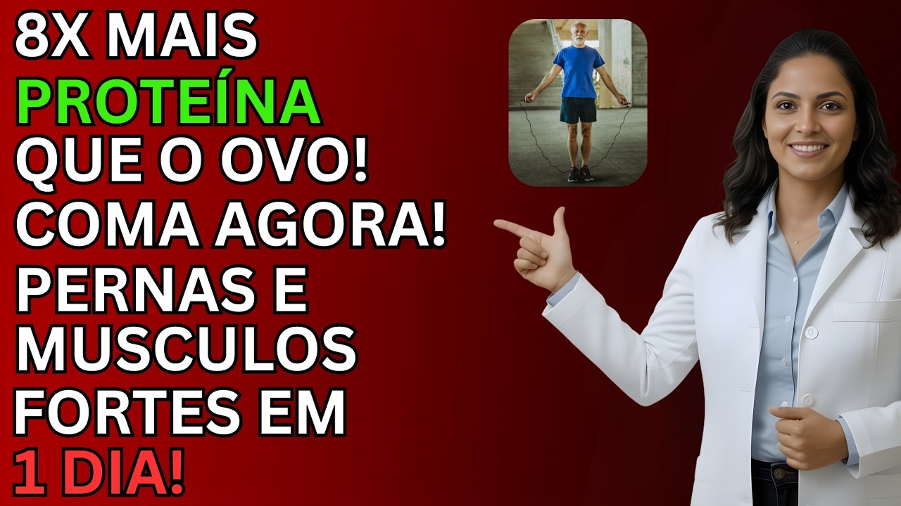 A Proteína MAIS PODEROSA Do Mundo Depois Dos 50 Para Pernas E Músculos MAIS FORTES