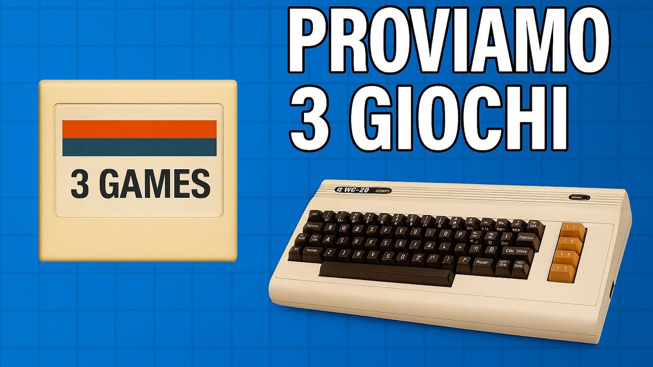 Proviamo 3 giochi in una cartuccia per VIC‑20