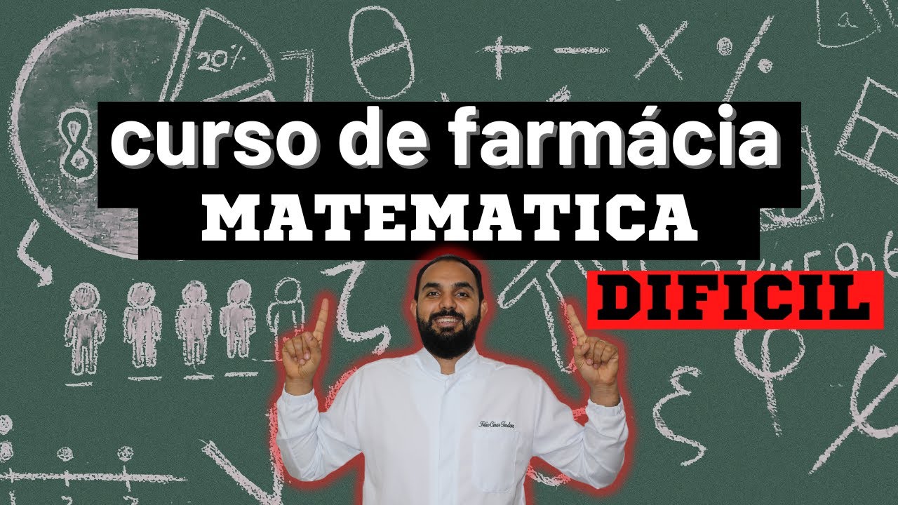 Curso de farm&aacute;cia te muita matem&aacute;tica?