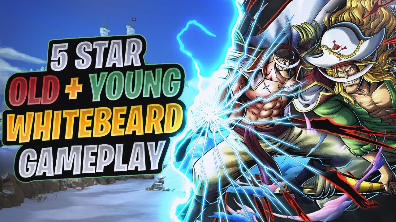 5★ Old Whitebeard + Young Whitebeard Gameplay | One Piece Bounty Rush
