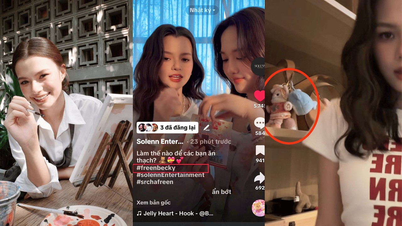 FreenBecky on Valentine's Day❤️ #freenbeck #becky #freen #beckysangels #srchafreen #ฟรีนเบค
