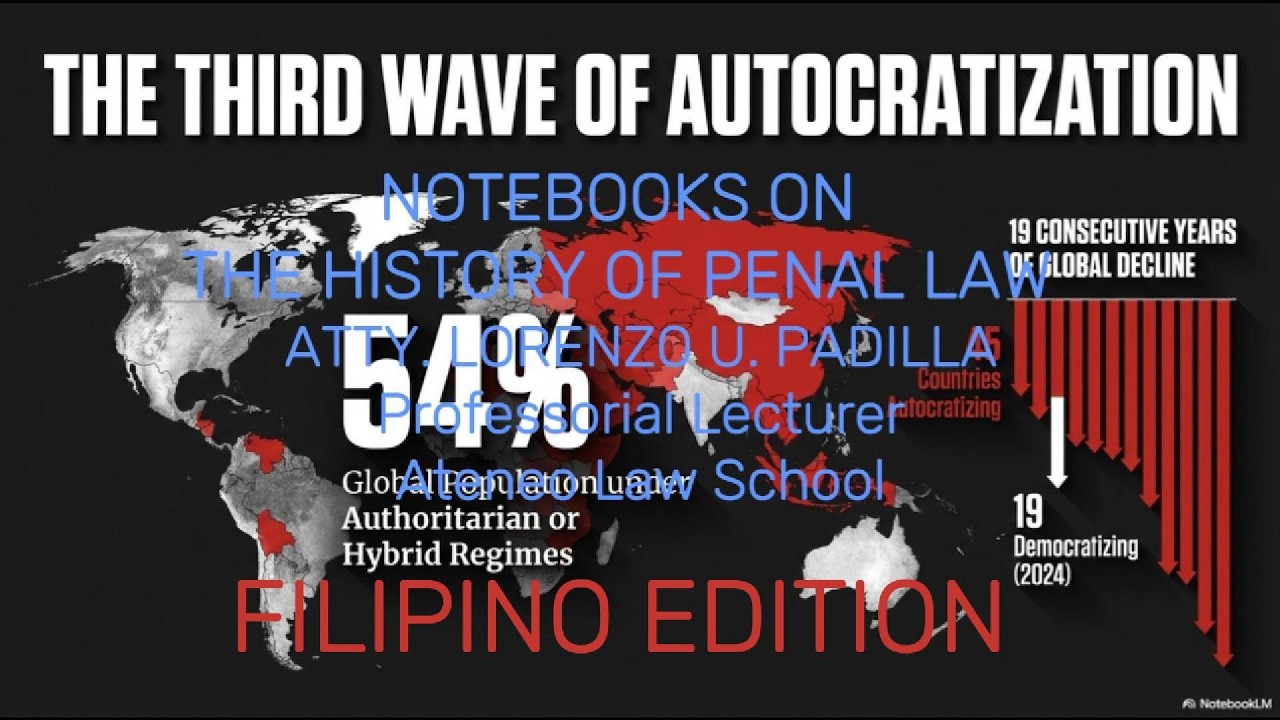 HISTORY OF PENAL LAW, PART 3   FILIPINO EDITION