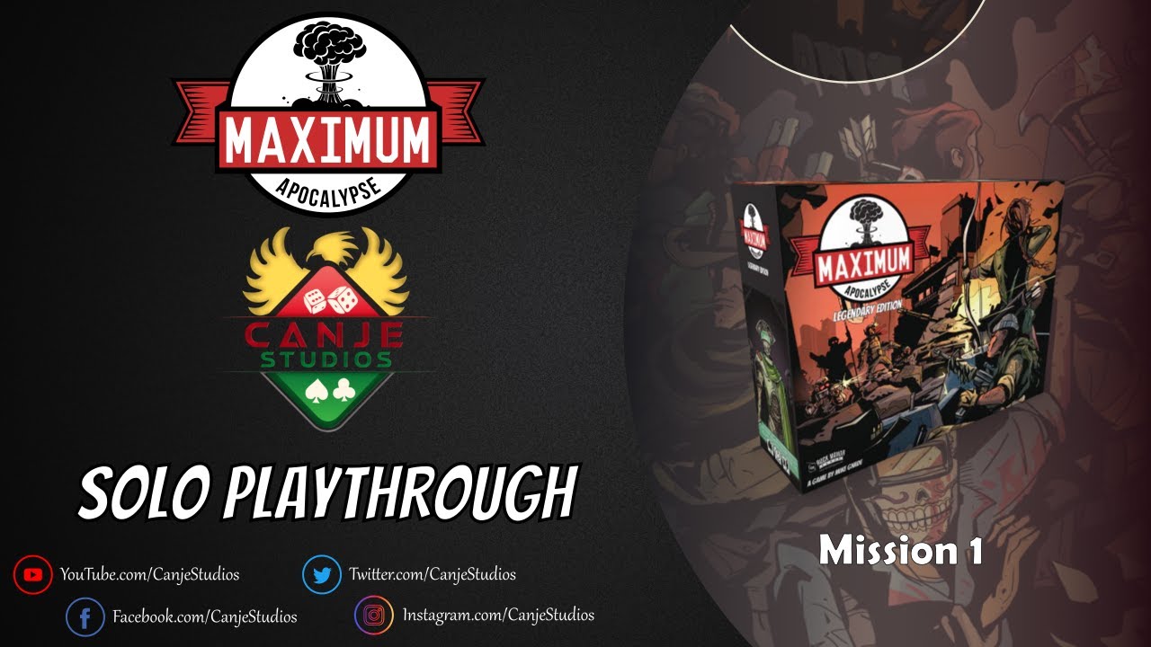 Canje Plays Maximum Apocalypse - Mission 1