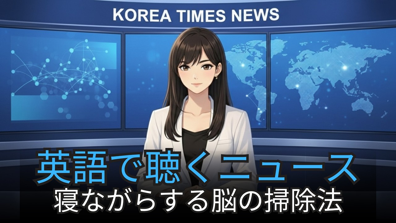 英語リスニング練習 | 初心者のための英語ニュース：寝ながらする脳の掃除法 🔥