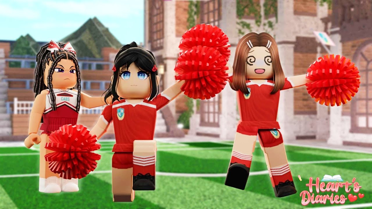 Trying out for my Private School’s Cheer Team 🏫❤️ Heart’s Diaries EP 2 | BLOXBURG ROLEPLAY SERIES