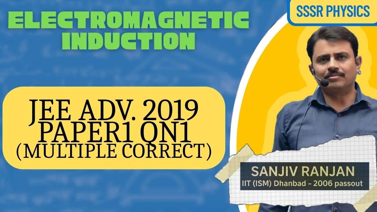 Jee adv. 2019 Paper1 QN1(Multiple Correct) Electromagnetic Induction #jeeadvanced #physics